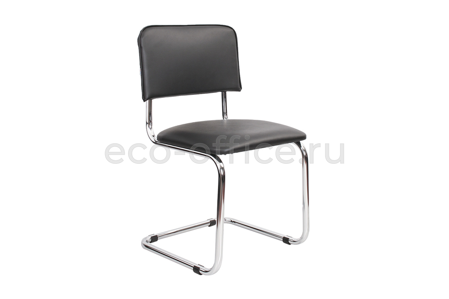 Стул SYLWIA Chrome 450320/V4 Чёрная экокожа купить в Тюмени