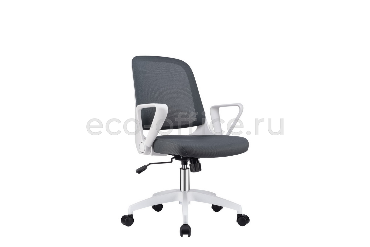 Кресло офисное RV Design W-158 Белый пластик / Серая сетка купить в Тюмени