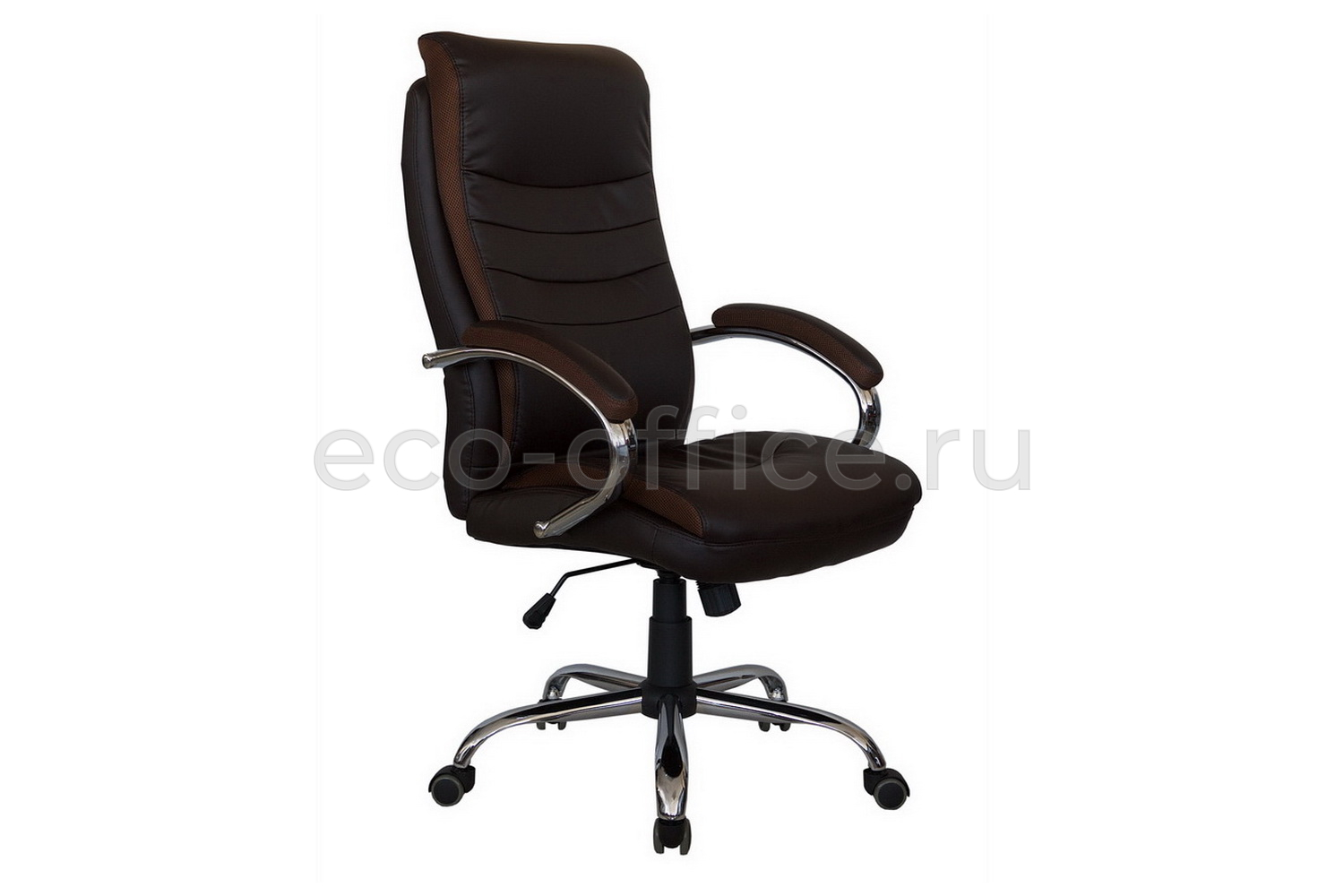 Кресло руководителя RV Chair HOOP 9131 Коричневая экокожа купить в Тюмени
