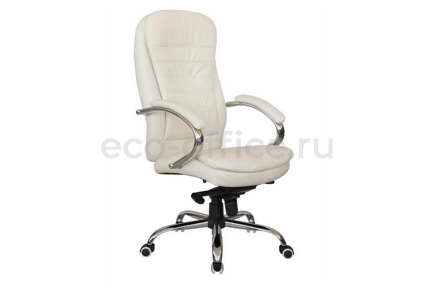 Кресло руководителя RV Chair FAIT 9024 Бежевая экокожа купить в Тюмени