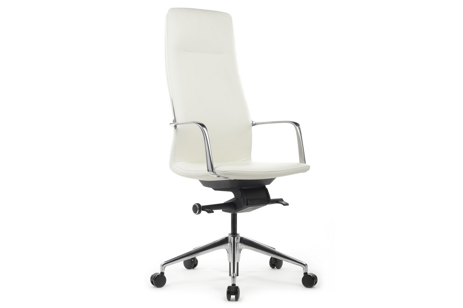 Кресло руководителя RV Design PLAZA FK004-A13 Белая кожа купить в Тюмени