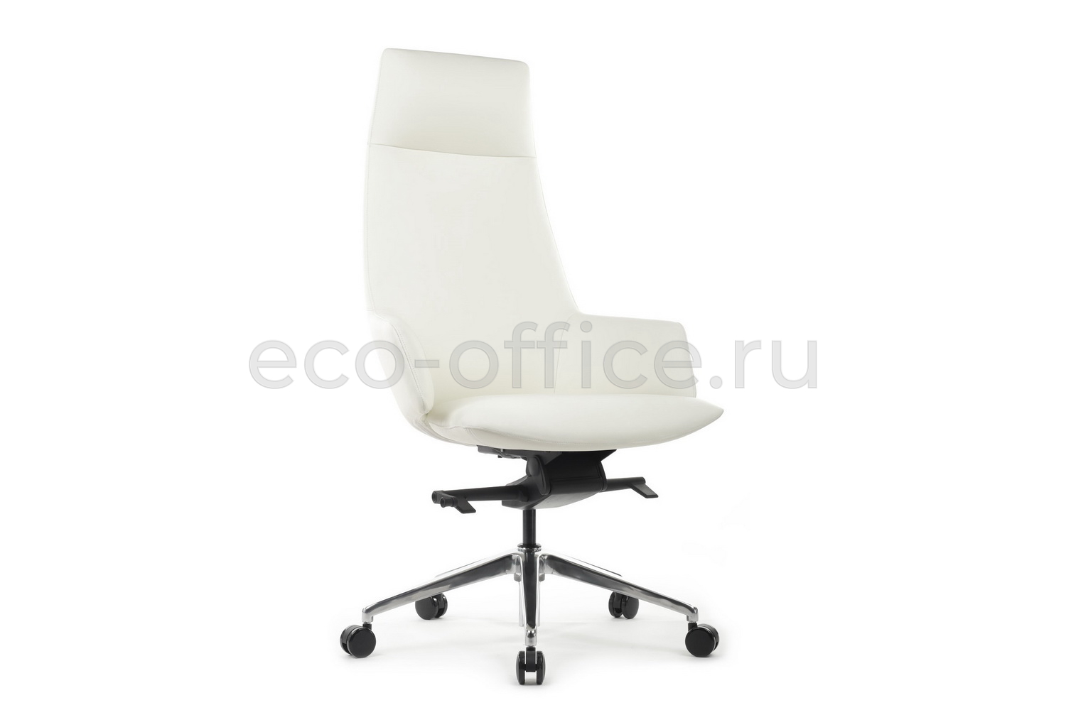 Кресло руководителя RV Design SPELL A1719 Белая кожа купить в Тюмени