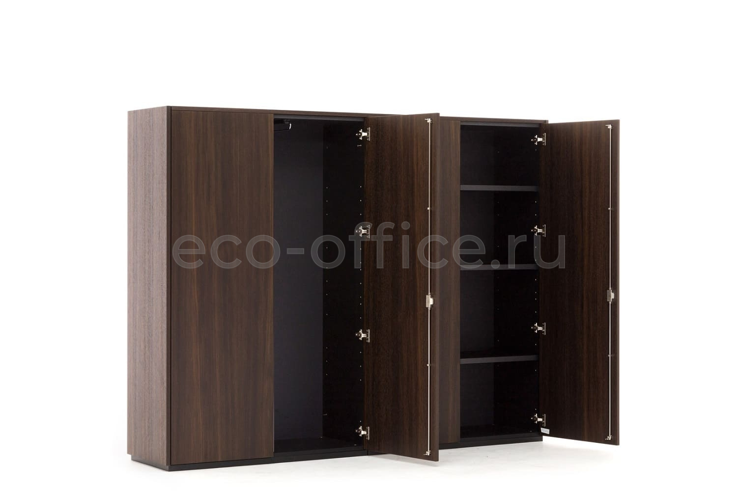 Шкаф для бумаг с гардеробом H.156 COTTO L.204 H.158 Жженый Дуб  купить в Тюмени