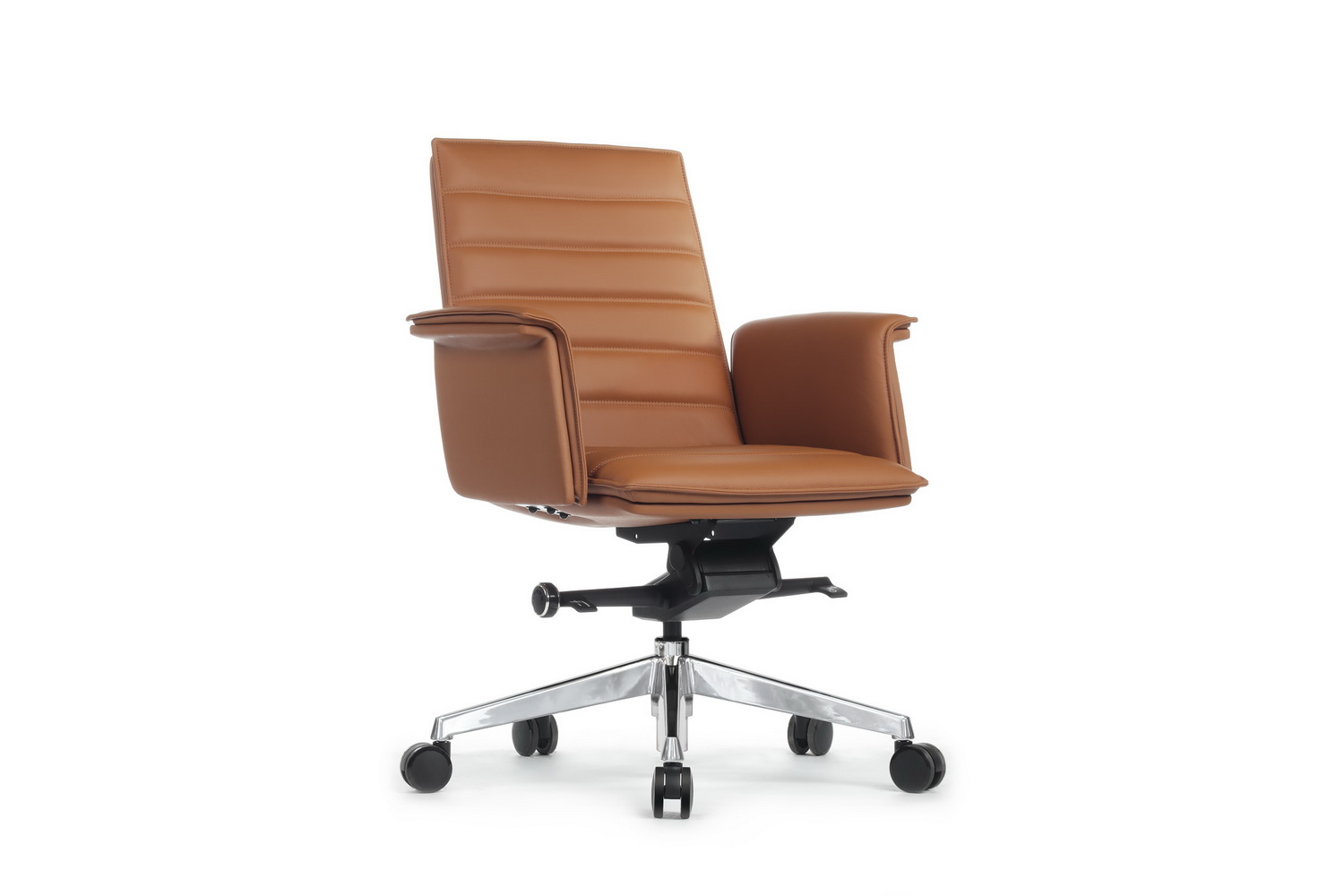 Кресло руководителя RV Design RUBENS-M B1819-2 Светло-коричневая кожа купить в Тюмени