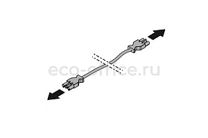 Соединительный кабель L300 с разъемом для ввода и вывода ELITE 175904 Black (Cod.56) фото