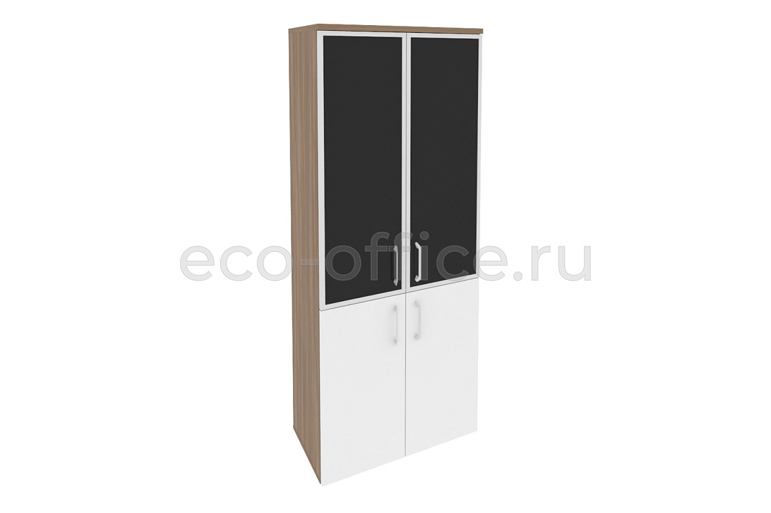 Шкаф высокий широкий ONIX O.ST-1.2 R black Дуб Аризона / Белый Бриллиант купить в Тюмени