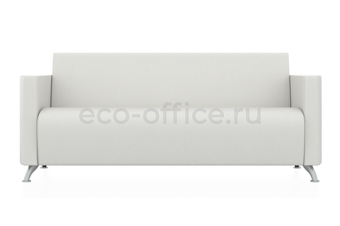 Трехместный диван СИТИ экокожа Euroline 920 Ультра белый купить в Тюмени