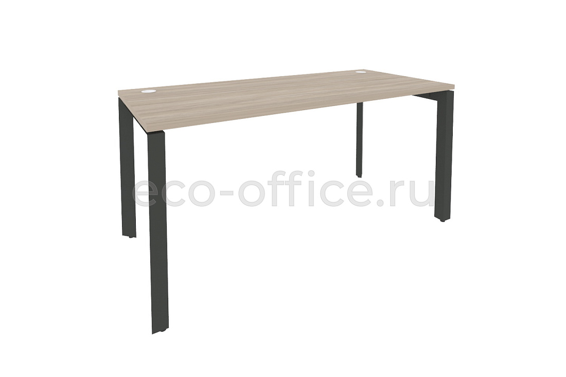 Стол рабочий на П-образном м/к ONIX O.MP-SP-4.7 Дуб Аттик / Антрацит металл  купить в Тюмени
