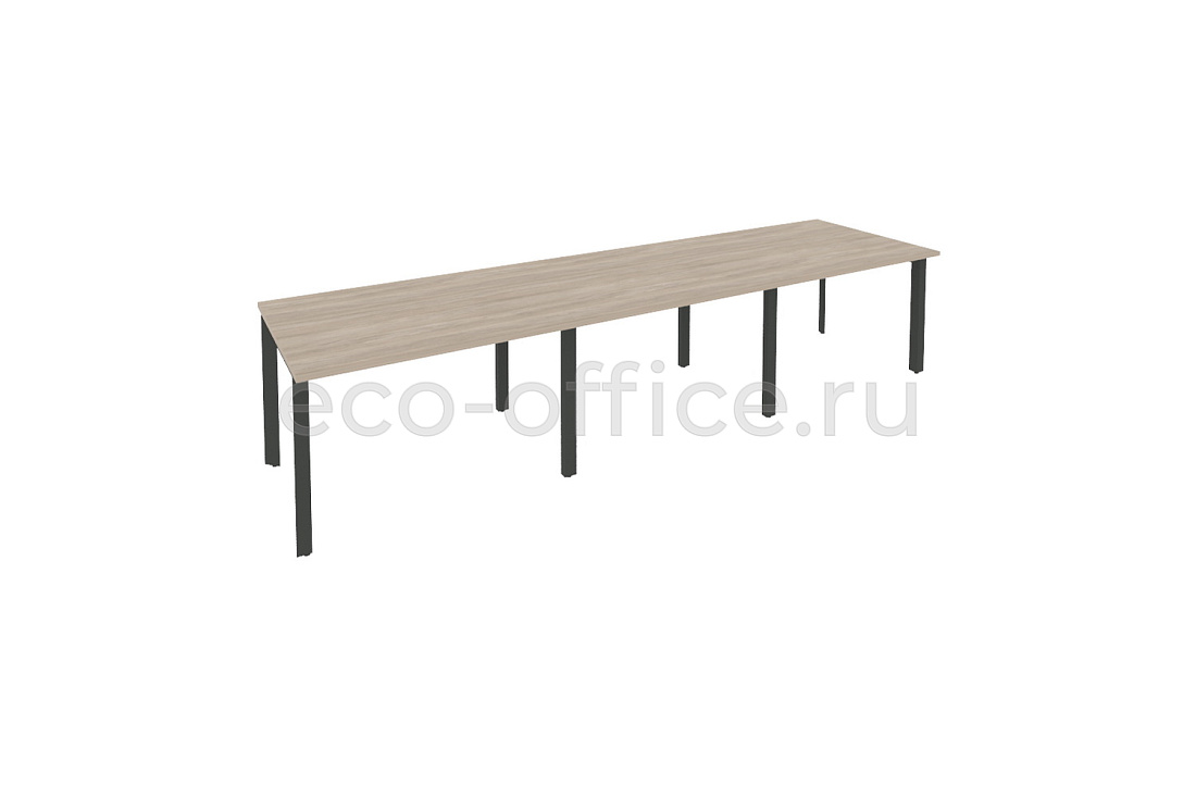 Стол переговорный (3 столешницы) ONIX O.MP-PRG-3.2 Дуб Аттик / Антрацит металл  купить в Тюмени