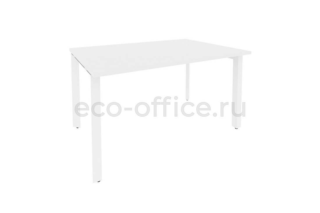 Стол переговорный (1 столешница) ONIX O.MP-PRG-1.3 Белый Бриллиант / Белый металл  купить в Тюмени