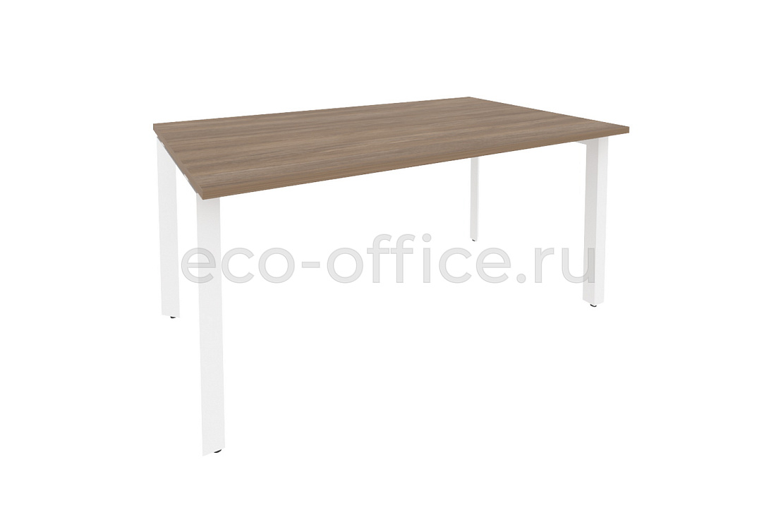 Стол переговорный (1 столешница) ONIX O.MP-PRG-1.4 Дуб Аризона / Белый металл  купить в Тюмени