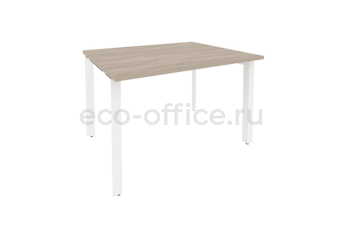 Стол переговорный (1 столешница) ONIX O.MP-PRG-1.2 Дуб Аттик / Белый металл  купить в Тюмени