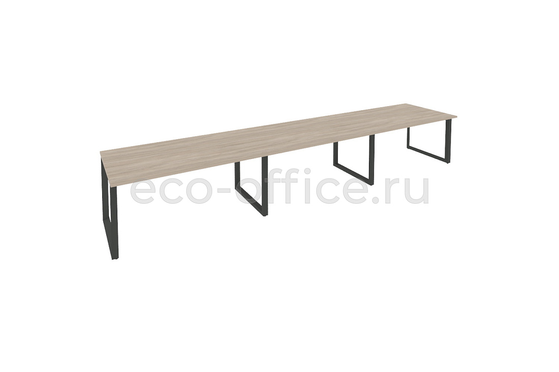 Стол переговорный (3 столешницы) ONIX O.MO-PRG-3.4 Дуб Аттик / Антрацит металл  купить в Тюмени