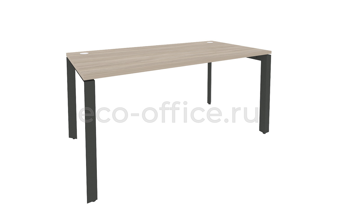 Стол рабочий на П-образном м/к ONIX O.MP-SP-4.8 Дуб Аттик / Антрацит металл  купить в Тюмени