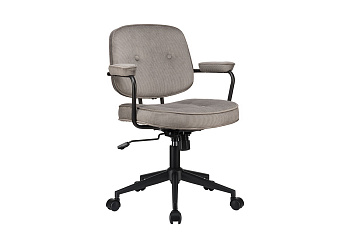 Кресло ECO-CHAIR CHESTER W-221T Серый велюр купить в Тюмени