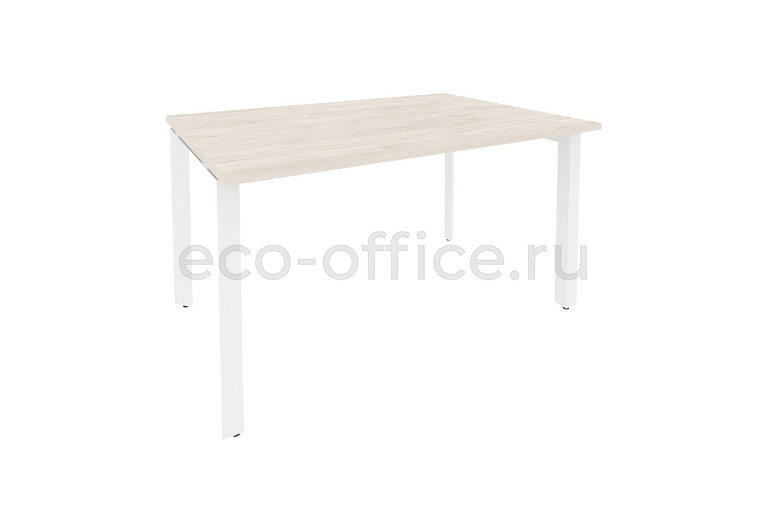 Стол переговорный (1 столешница) ONIX O.MP-PRG-1.3 Денвер Светлый / Белый металл  купить в Тюмени