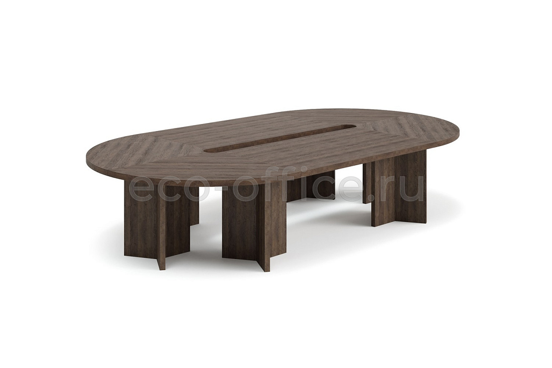 Стол переговоров LAVA Conference table 360x200 Табак купить в Тюмени