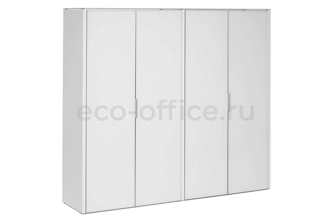 Шкаф для бумаг 4 двери GALA LIB4/980 +2*LIBW/980 WHITE crvGLASS купить в Тюмени
