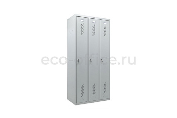 Шкаф для раздевалок ПРАКТИК Стандарт LS-31 Серый RAL 7038 купить в Тюмени