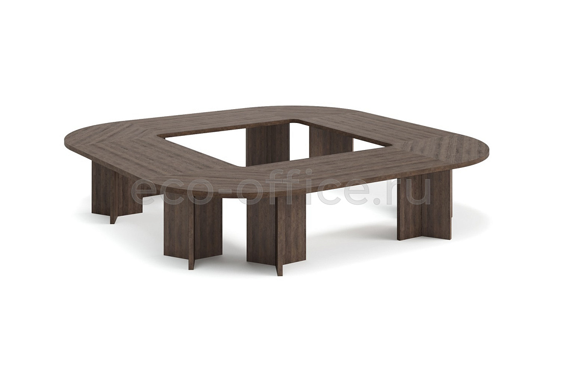 Стол переговоров LAVA Conference table 360x360 Табак купить в Тюмени