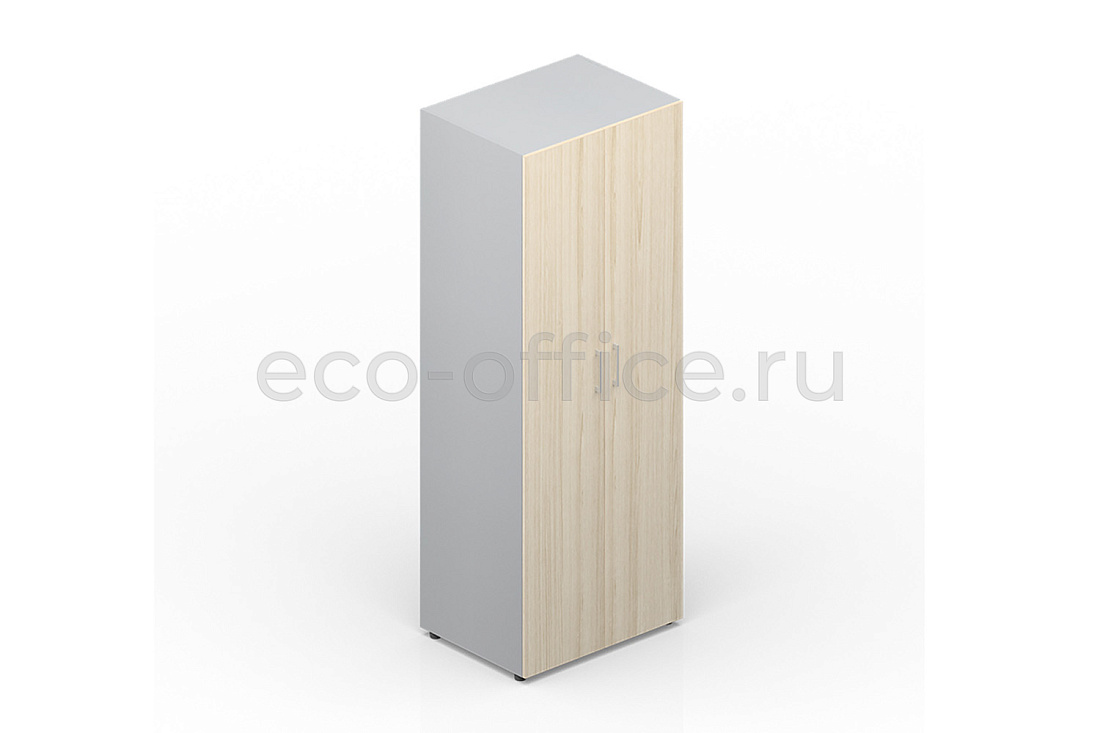 Шкаф для одежды глубокий OMHD860 Акация Аури / Белый  стоимость