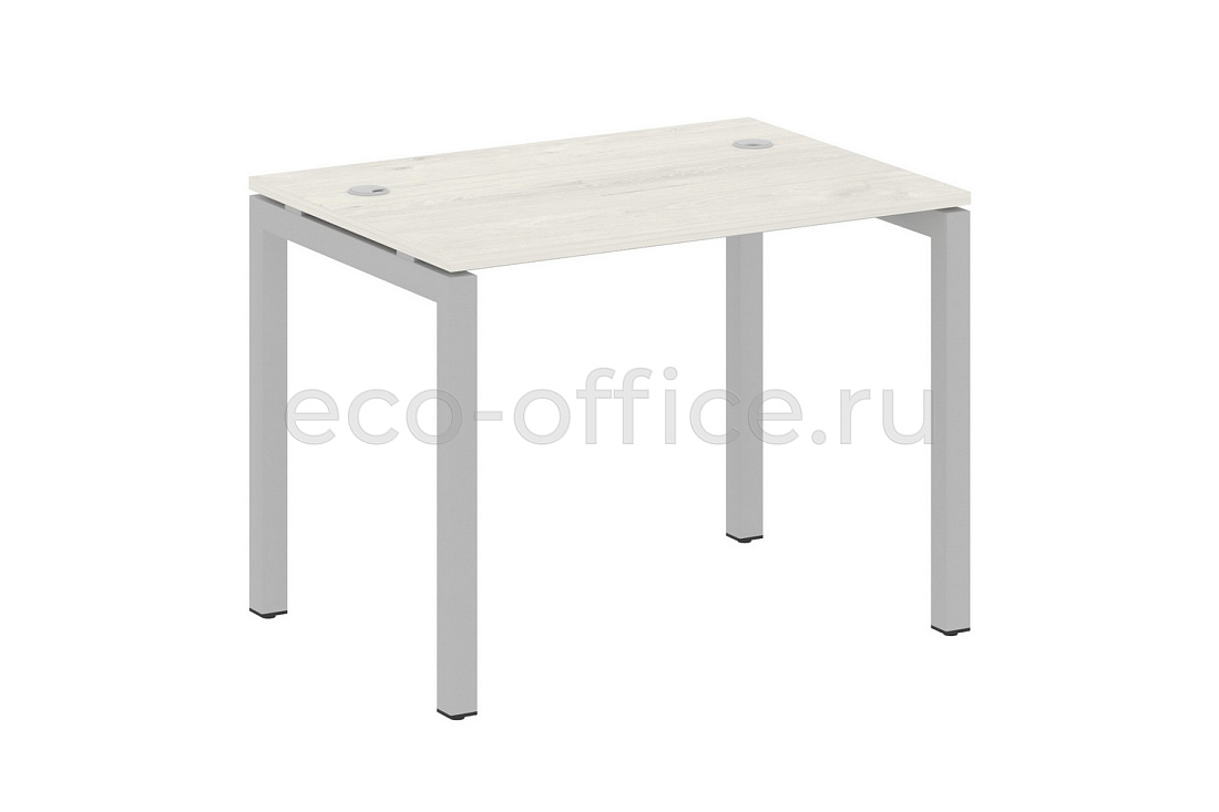 Стол письменный METAL SYSTEM QUATTRO 5x5 50БП.СП-1 Дуб Наварра / Серый металл купить в Тюмени