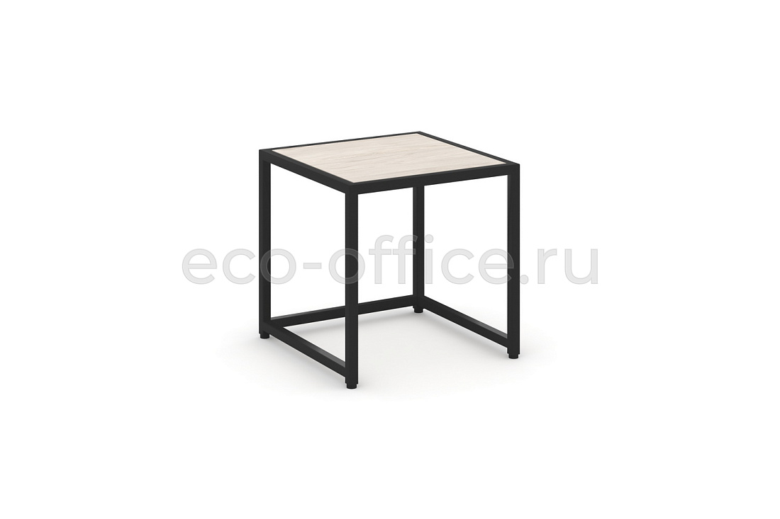Стол журнальный LOFT VR.L-SJK-40 Денвер Светлый / Чёрный металл купить в Тюмени