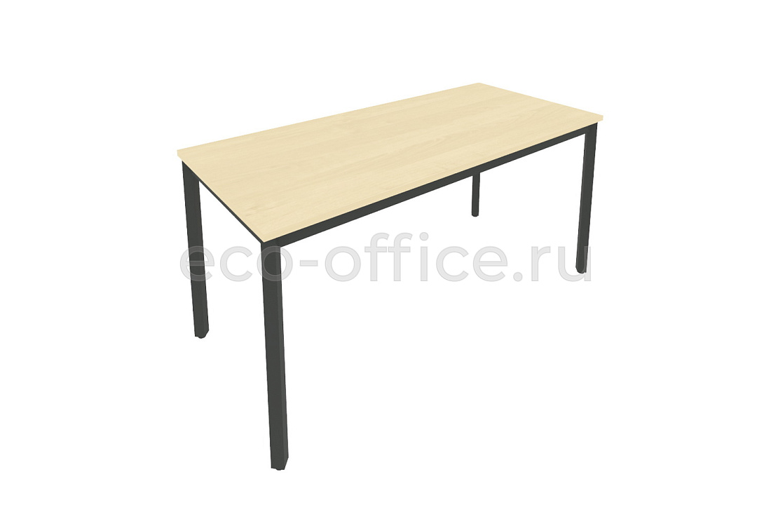 Стол письменный на металлокаркасе SLIM SYSTEM С.СП-6 Клён / Антрацит металл купить в Тюмени