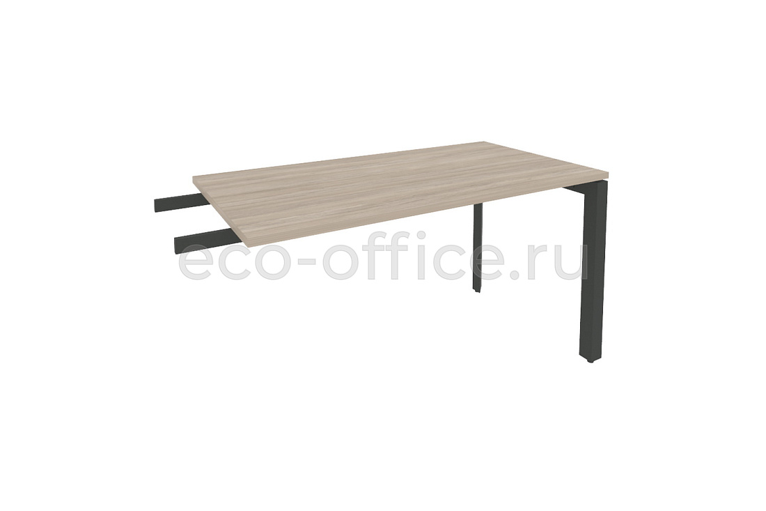 Брифинг-приставка на П-образном м/к ONIX O.MP-BR-13 Дуб Аттик / Антрацит металл  купить в Тюмени