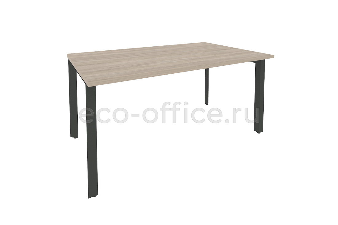 Стол переговорный (1 столешница) ONIX O.MP-PRG-1.4 Дуб Аттик / Антрацит металл  купить в Тюмени