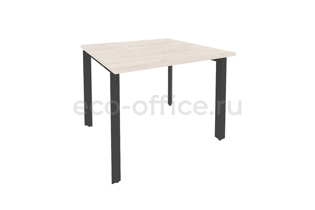 Стол переговорный (1 столешница) ONIX O.MP-PRG-1.1 Денвер Светлый / Антрацит металл купить в Тюмени