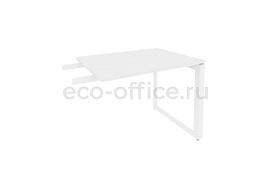 Брифинг-приставка на О-образном м/к ONIX O.MO-BR-9 Белый Бриллиант / Белый металл фото