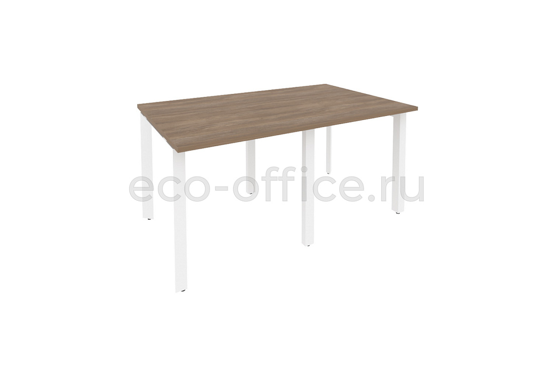 Стол переговорный (2 столешницы) ONIX O.MP-PRG-2.0 Дуб Аризона / Белый металл  купить в Тюмени
