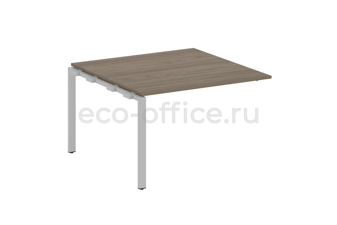 Проходной наборный элемент переговорного стола METAL SYSTEM STYLE БП.ППРГ-2 Вяз Благородный / Серый металл  стоимость
