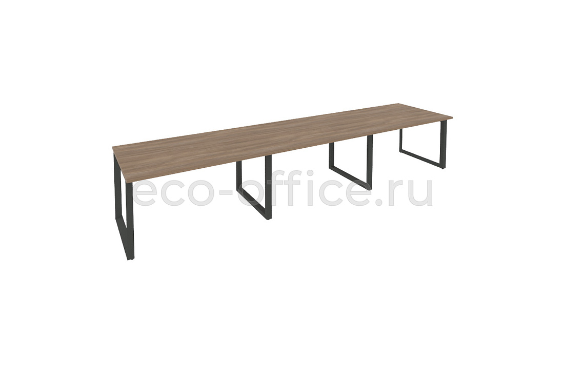 Стол переговорный (3 столешницы) ONIX O.MO-PRG-3.3 Дуб Аризона / Антрацит металл  купить в Тюмени