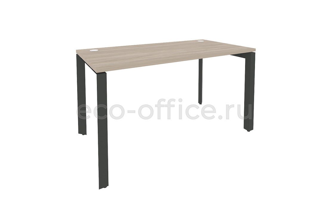 Стол рабочий на П-образном м/к ONIX O.MP-SP-3.7 Дуб Аттик / Антрацит металл  купить в Тюмени