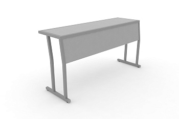 Стол учебный трехместный с царгой DESK DK-1500SP Серый / Серый Металл купить в Тюмени