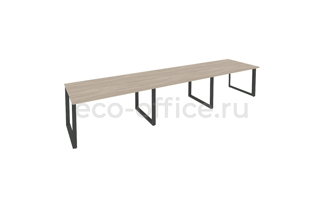 Стол переговорный (3 столешницы) ONIX O.MO-PRG-3.3 Дуб Аттик / Антрацит металл  купить в Тюмени