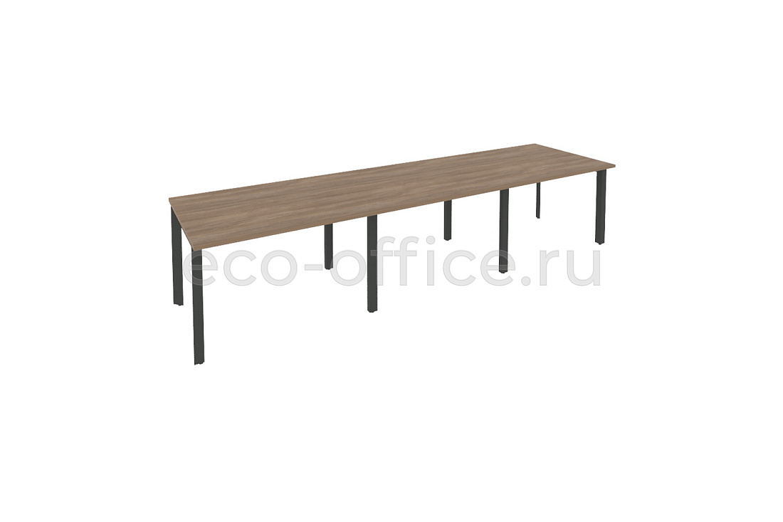 Стол переговорный (3 столешницы) ONIX O.MP-PRG-3.2 Дуб Аризона / Антрацит металл  купить в Тюмени