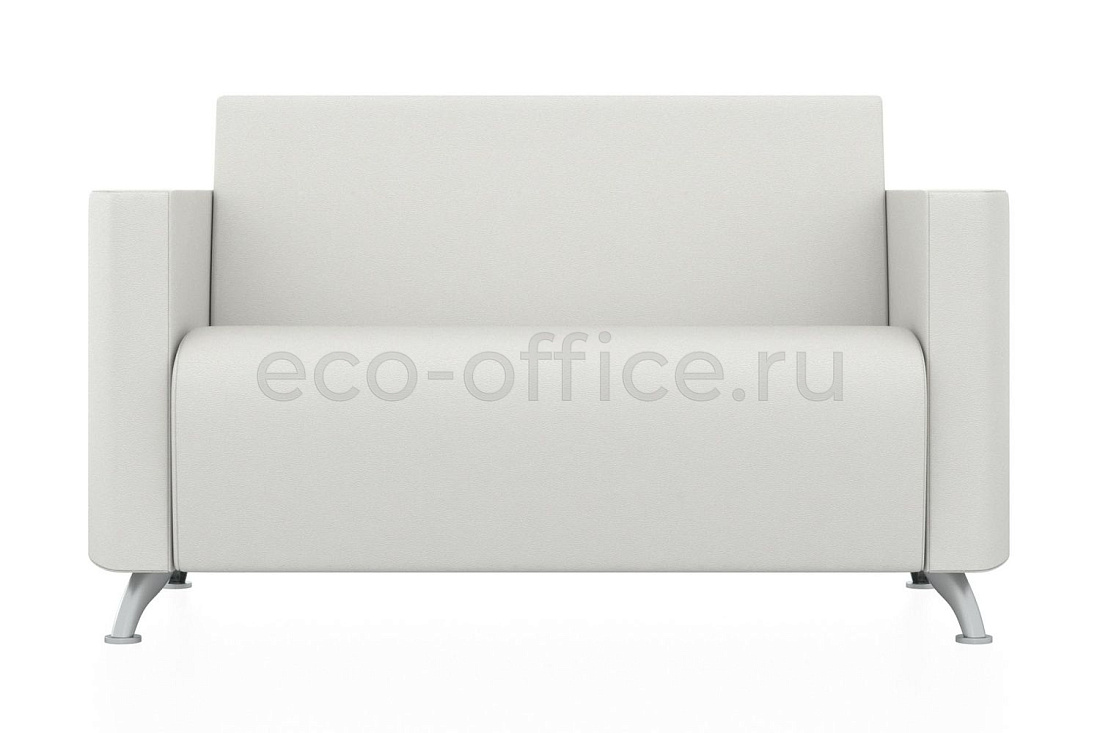 Двухместный диван СИТИ экокожа Euroline 920 Ультра белый купить в Тюмени
