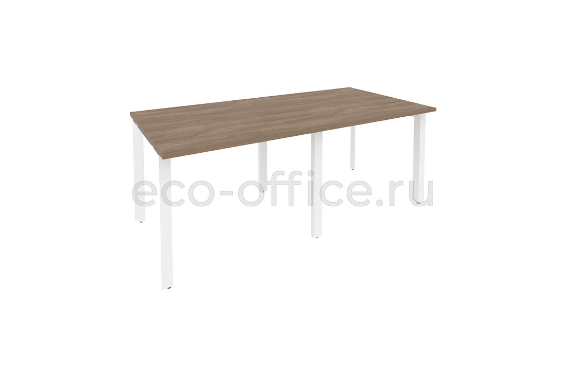 Стол переговорный (2 столешницы) ONIX O.MP-PRG-2.1 Дуб Аризона / Белый металл  купить в Тюмени