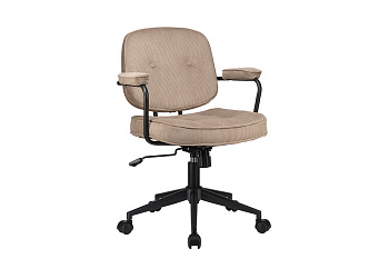 Кресло ECO-CHAIR CHESTER W-221T Бежевый велюр купить в Тюмени