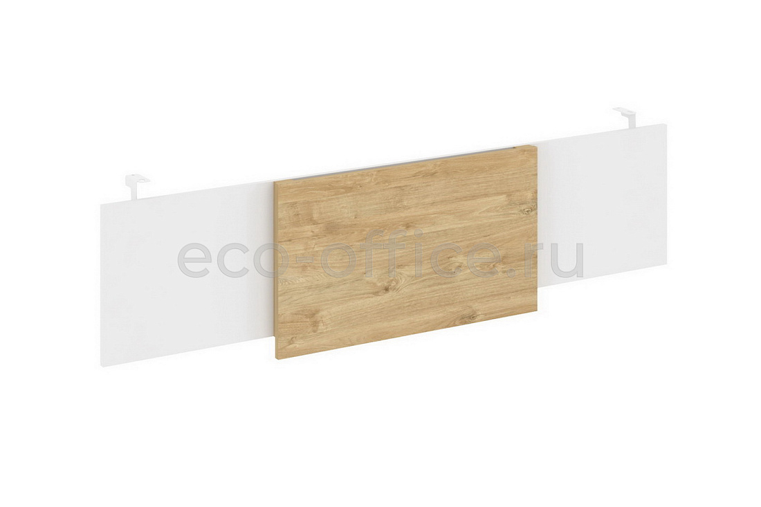 Царга для стола руководителя L1980 ONIX WOOD DIRECT O.M-CSR-6 Белый Бриллиант / Тиквуд Светлый / Белый металл купить в Тюмени