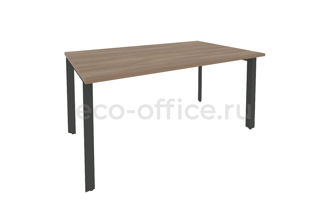 Стол переговорный (1 столешница) ONIX O.MP-PRG-1.4 Дуб Аризона / Антрацит металл  купить в Тюмени